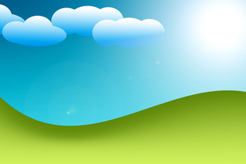 Landscape illustration © Stockgiu