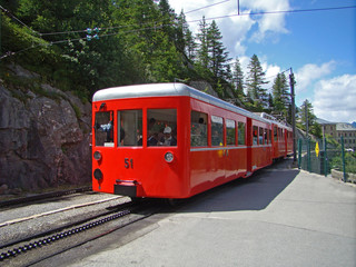 Naklejka premium Train Montenvers-8822