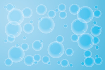 blue background with bubbles