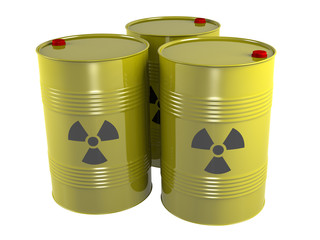 radio waste barrel
