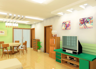 a kind of living room design