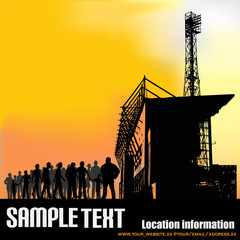 Naklejka premium The Evening Match