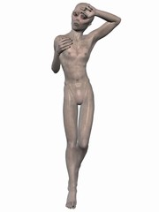 Weiblicher Alien