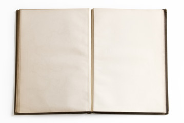 Open Book with blank Pages