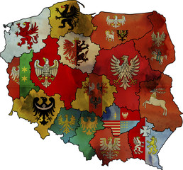 herby wojewodztw w polsce © michal812