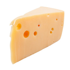 A cheese isolated .