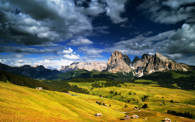 Montagna, Dolomiti, Alpe di Siusi, Italia