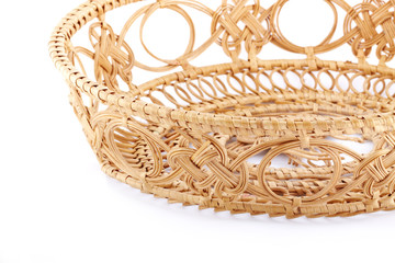 Obraz premium Empty wicker basket
