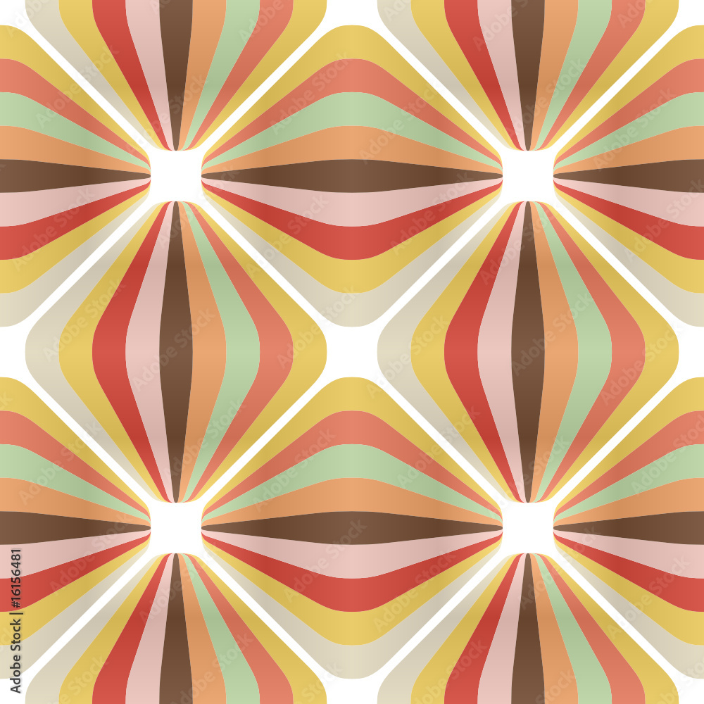 Wall mural vector retro wallpaper