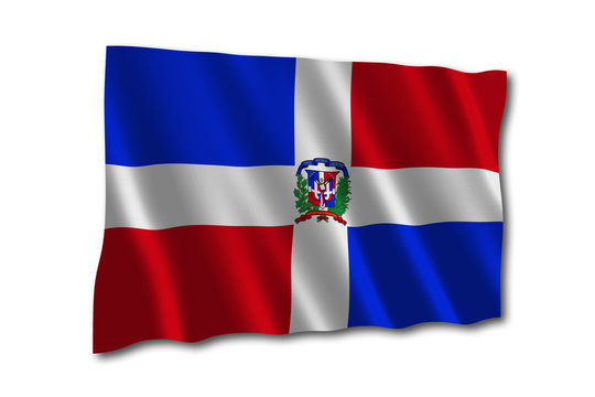 dominikanische republik flagge