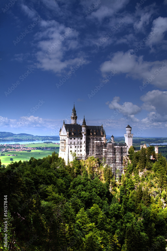 Wall mural fairy-tale castle