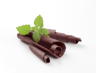 Chocolate curls