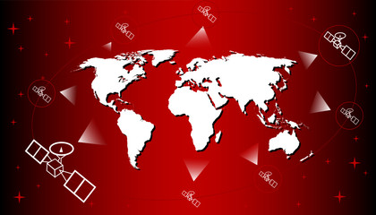 Naklejka premium Map of the world