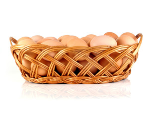 Fototapeta premium Eggs in branch backet nb.5