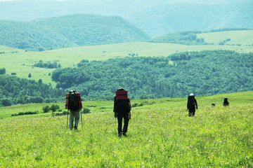 Fototapeta na wymiar Summer hike