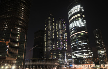 Fototapeta premium Night building
