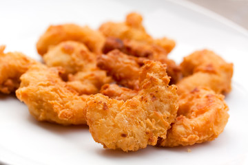 Riesen Garnelen - frittiert und paniert
