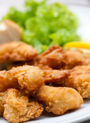 Riesen Garnelen - frittiert und paniert