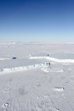 Sea ice on Antarctica