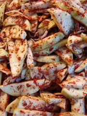 prepared sweet apple