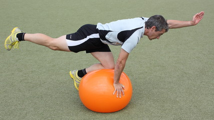 Athletiktraining mit dem Pezziball