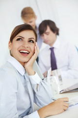 Obraz premium w pracy,