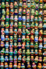 Matryoshka doll souvenirs.