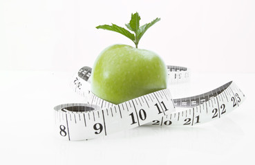 Apple and Measure Tape