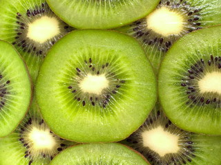 Sliced kiwi
