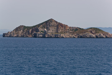 Fototapeta na wymiar Insel vor Piombino