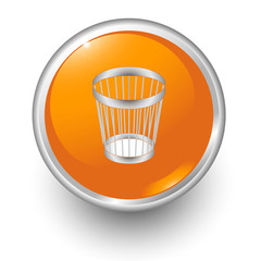 boton naranja papelera