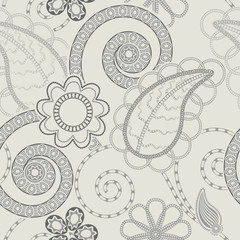 Seamless floral pattern background
