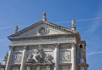 Statues on Church Facade