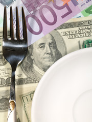 Finance dinner background.