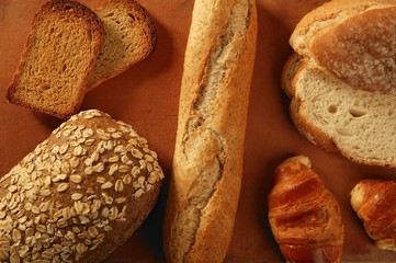 Varied bread still life