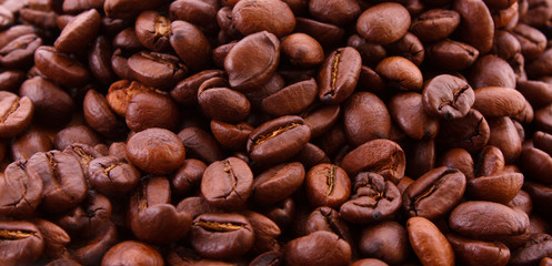 Coffee beans background