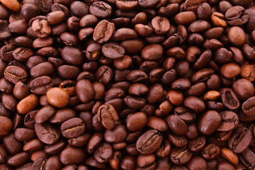 Fototapeta premium Coffee beans background