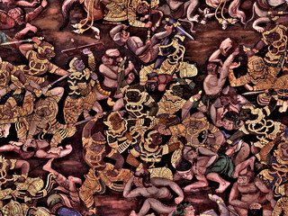 King palace - Ramayana murals nb.45