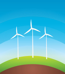 wind turbines