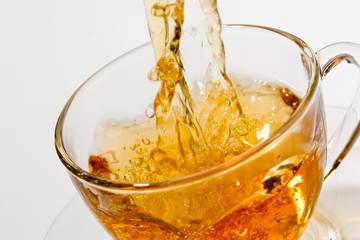 pouring tea