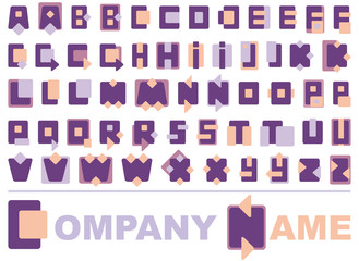 Fototapeta premium Alphabet