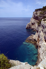 Steile Klippe