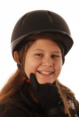 bambina con CAP