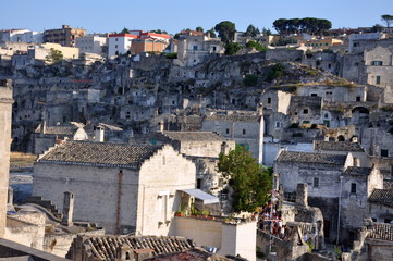 Naklejka premium Matera, die Sassi