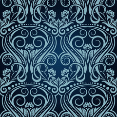 Blue seamless wallpaper