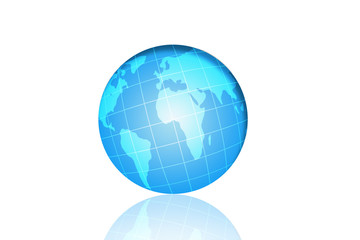 blue globe