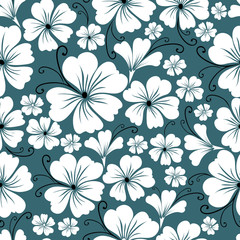 Seamless vintage floral pattern