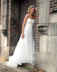 Alley Doorway and Bride