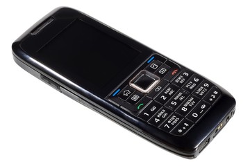 Mobile phone isolated on white background