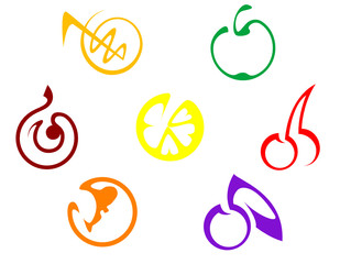 Fruits icons